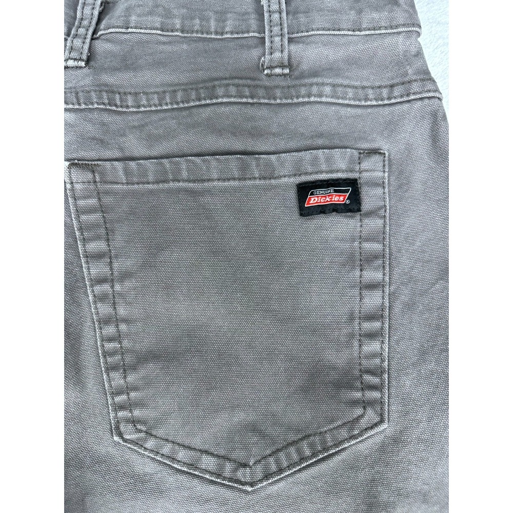 Dickies Denim Shorts Men's Size 34" Waist Regular Fit Grey Utility Carpenter - Picture 8 of 12
